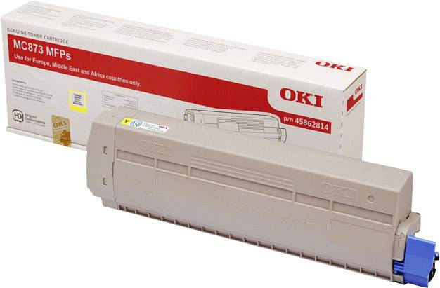 OKI Toner MC873 Origineel Geel 10000 bladzijden 45862814