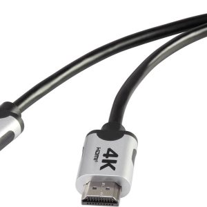 SpeaKa Professional SP-6344128 HDMI-kabel HDMI Aansluitkabel HDMI-A-stekker 1.00 m Zwart 4K UHD, Audio Return Channel (A SpeaKa Professional SP-6344128 HDMI-kabel HDMI Aansluitkabel HDMI-A-stekker 1.00 m Zwart 4K UHD, Audio Return Channel (A