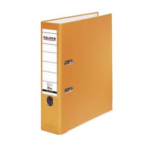Falken Ordner PP-Color DIN A4 Rugbreedte: 80 mm Oranje 2 beugels 11286721 Falken Ordner PP-Color DIN A4 Rugbreedte: 80 mm Oranje 2 beugels 11286721
