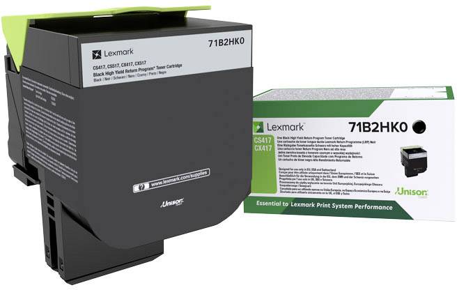 Lexmark Tonercassette (recycling) CS417 CS517 CX417 CX517 Origineel Zwart 6000 bladzijden 71B2HK0