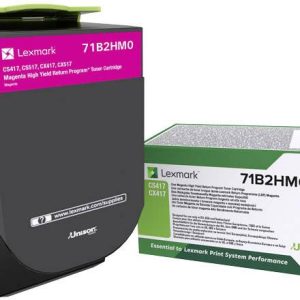 Lexmark Tonercassette (recycling) CS417 CS517 CX417 CX517 Origineel Magenta 3500 bladzijden 71B2HM0 Lexmark Tonercassette (recycling) CS417 CS517 CX417 CX517 Origineel Magenta 3500 bladzijden 71B2HM0