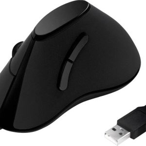 LogiLink ID0158 Ergonomische muis USB Optisch Zwart 5 Toetsen 1000 dpi Ergonomisch LogiLink ID0158 Ergonomische muis USB Optisch Zwart 5 Toetsen 1000 dpi Ergonomisch
