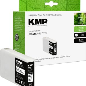 KMP Inktcartridge vervangt Epson 79XL, T7901 Compatibel Zwart E220BX 1628,4001 KMP Inktcartridge vervangt Epson 79XL, T7901 Compatibel Zwart E220BX 1628,4001
