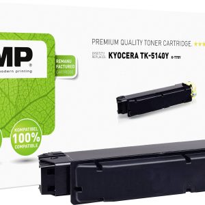 KMP Toner vervangt Kyocera TK-5140Y Compatibel Geel 5000 bladzijden K-T75Y 2910,0009 KMP Toner vervangt Kyocera TK-5140Y Compatibel Geel 5000 bladzijden K-T75Y 2910,0009