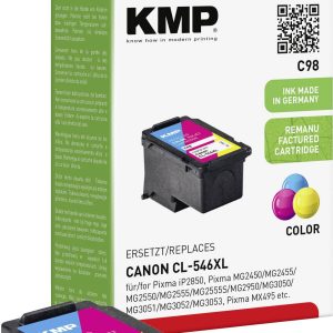 KMP Inktcartridge vervangt Canon CL-546XL Compatibel Kleur C98 1563,4030 KMP Inktcartridge vervangt Canon CL-546XL Compatibel Kleur C98 1563,4030