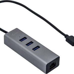 i-tec i-Tec USB 3.0 Metal 3-Port – Hub – 3 x SuperSpeed USB 3.0 + 1 x 10/100/1000 Netwerkadapter 10 / 100 / 1000 MBit/s i-tec i-Tec USB 3.0 Metal 3-Port – Hub – 3 x SuperSpeed USB 3.0 + 1 x 10/100/1000 Netwerkadapter 10 / 100 / 1000 MBit/s