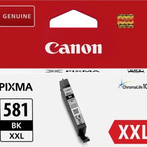 Canon Inktcartridge CLI-581 BKXXL Origineel Zwart 1998C001 Canon Inktcartridge CLI-581 BKXXL Origineel Zwart 1998C001