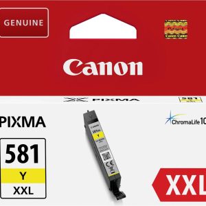 Canon Inktcartridge CLI-581 YXXL Origineel Geel 1997C001 Canon Inktcartridge CLI-581 YXXL Origineel Geel 1997C001