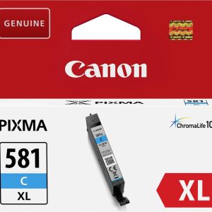 Canon Inktcartridge CLI-581 CXL Origineel Cyaan 2049 C 001 Canon Inktcartridge CLI-581 CXL Origineel Cyaan 2049 C 001