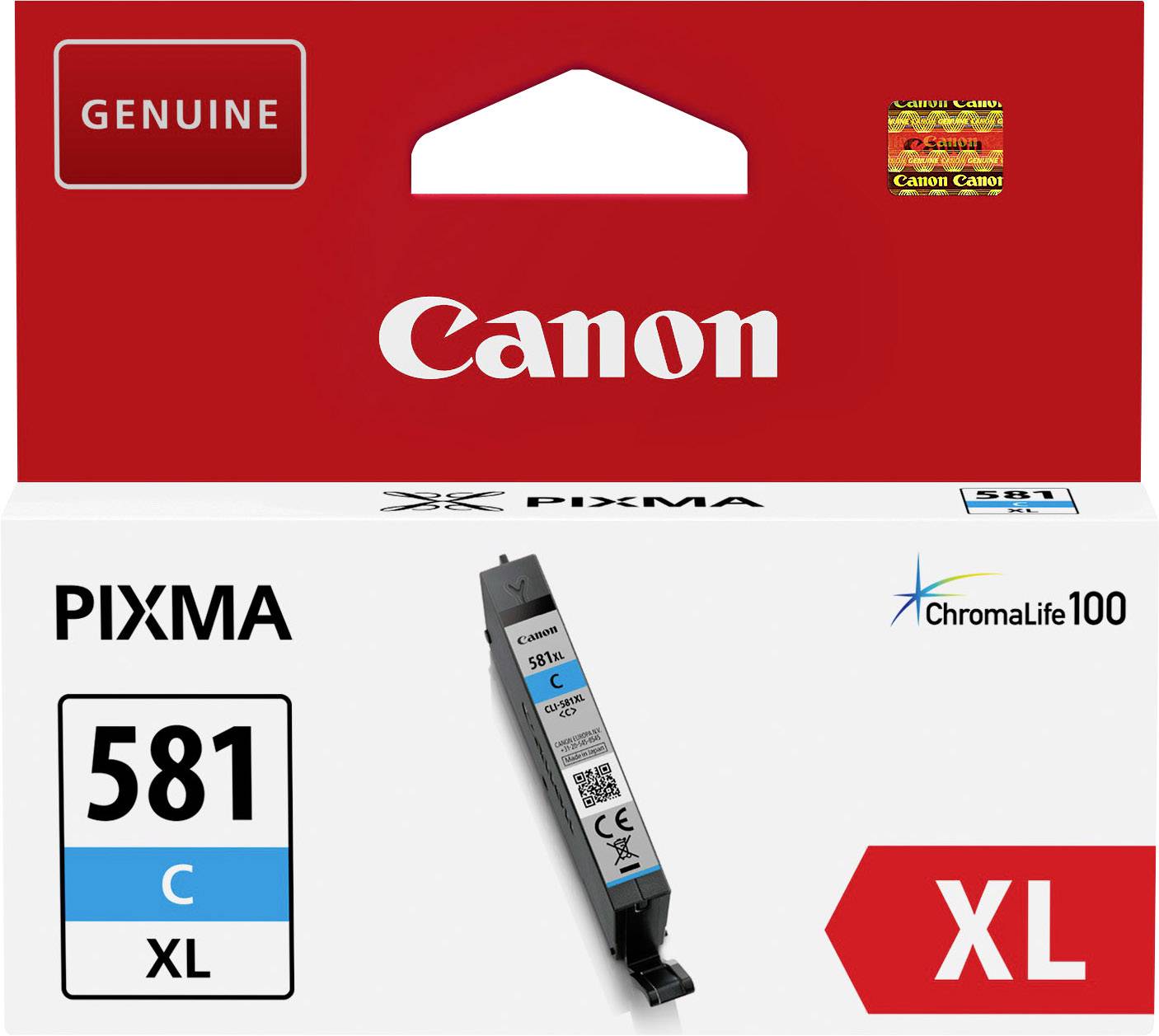 Canon Inktcartridge CLI-581 CXL Origineel Cyaan 2049 C 001