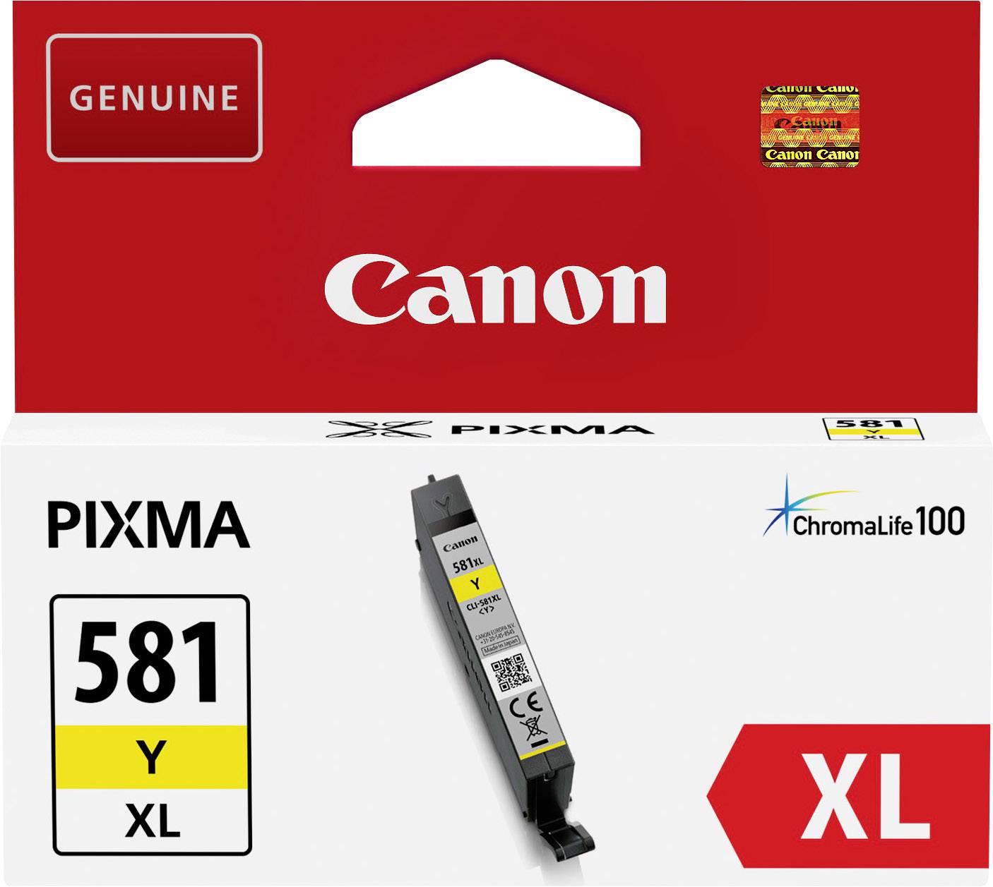 Canon Inktcartridge CLI-581 YXL Origineel Geel 2051 C 001