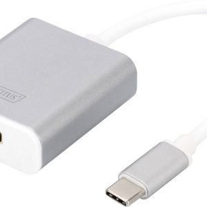 Digitus Laptop, TV, monitor, USB 3.2 Gen 1 (USB 3.0), Video Adapter [1x USB 3.2 Gen 1 stekker C (USB 3.0) – 1x HDMI-bus]