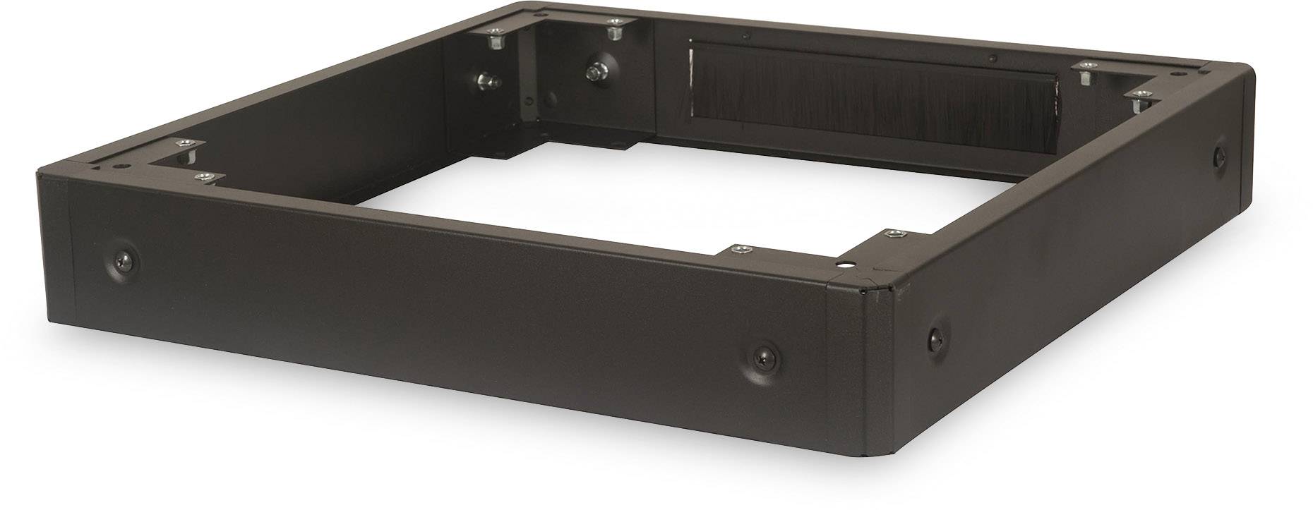 Digitus DN-19 PLINTH-6/6-B 19 inch Sokkel voor patchkast Geschikt voor kastdiepte: 600 mm Zwart (RAL 9005)