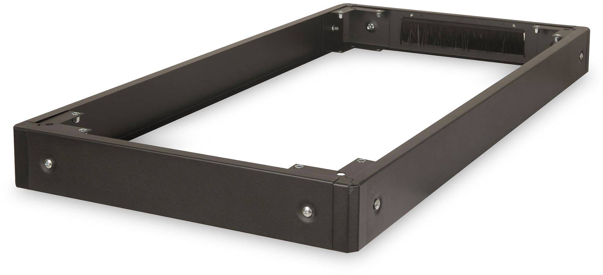 Digitus DN-19 PLINTH-6/12-NB 19 inch Sokkel voor patchkast Geschikt voor kastdiepte: 1200 mm Zwart (RAL 9005)