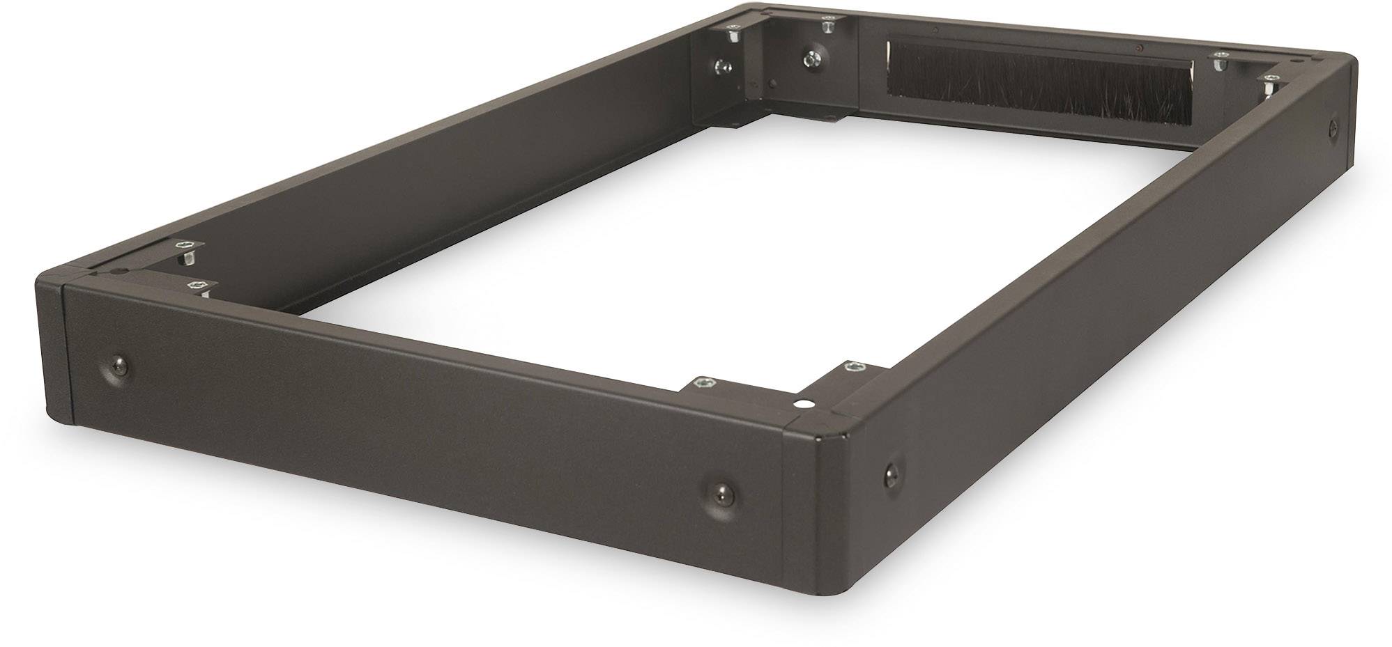 Digitus DN-19 PLINTH-6/10-NB 19 inch Sokkel voor patchkast Geschikt voor kastdiepte: 1000 mm Zwart (RAL 9005)