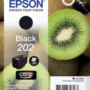 Epson Inktcartridge 202 Origineel Zwart C 13 T 02E14010 Epson Inktcartridge 202 Origineel Zwart C 13 T 02E14010