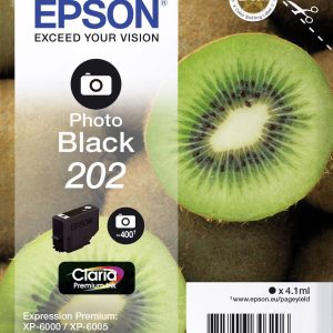 Epson Inktcartridge 202 Origineel Foto zwart C 13 T 02F14010 Epson Inktcartridge 202 Origineel Foto zwart C 13 T 02F14010