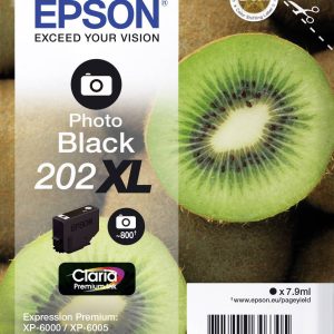 Epson Inktcartridge 202XL Origineel Foto zwart C13T02H14010 Epson Inktcartridge 202XL Origineel Foto zwart C13T02H14010