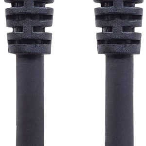 Intellinet 740623 RJ45 Netwerkkabel, patchkabel CAT 6A S/FTP 0.50 m Zwart Folie afscherming, Afscherming gevlochten, Afg Intellinet 740623 RJ45 Netwerkkabel, patchkabel CAT 6A S/FTP 0.50 m Zwart Folie afscherming, Afscherming gevlochten, Afg