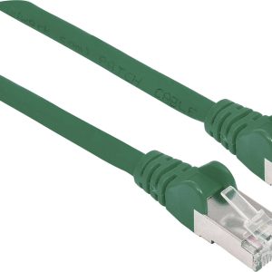 Intellinet 741132 RJ45 Netwerkkabel, patchkabel CAT 6A S/FTP 15.00 m Groen Folie afscherming, Afscherming gevlochten, Af Intellinet 741132 RJ45 Netwerkkabel, patchkabel CAT 6A S/FTP 15.00 m Groen Folie afscherming, Afscherming gevlochten, Af