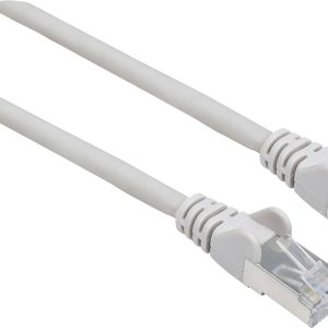 Intellinet 740920 RJ45 Netwerkkabel, patchkabel CAT 6A S/FTP 5.00 m Grijs Folie afscherming, Afscherming gevlochten, Afg Intellinet 740920 RJ45 Netwerkkabel, patchkabel CAT 6A S/FTP 5.00 m Grijs Folie afscherming, Afscherming gevlochten, Afg