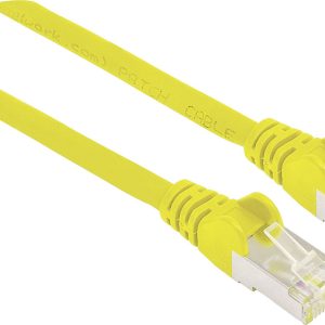 Intellinet 740586 RJ45 Netwerkkabel, patchkabel CAT 6A S/FTP 0.25 m Geel Folie afscherming, Afscherming gevlochten, Afge Intellinet 740586 RJ45 Netwerkkabel, patchkabel CAT 6A S/FTP 0.25 m Geel Folie afscherming, Afscherming gevlochten, Afge
