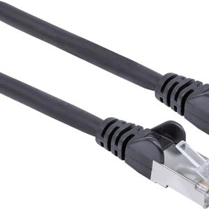 Intellinet 740814 RJ45 Netwerkkabel, patchkabel CAT 6A S/FTP 2.00 m Zwart Folie afscherming, Afscherming gevlochten, Afg Intellinet 740814 RJ45 Netwerkkabel, patchkabel CAT 6A S/FTP 2.00 m Zwart Folie afscherming, Afscherming gevlochten, Afg