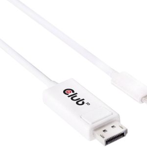 club3D CAC-1517 DisplayPort-kabel USB-C / DisplayPort Adapterkabel USB-C stekker, DisplayPort-stekker 1.20 m Wit club3D CAC-1517 DisplayPort-kabel USB-C / DisplayPort Adapterkabel USB-C stekker, DisplayPort-stekker 1.20 m Wit