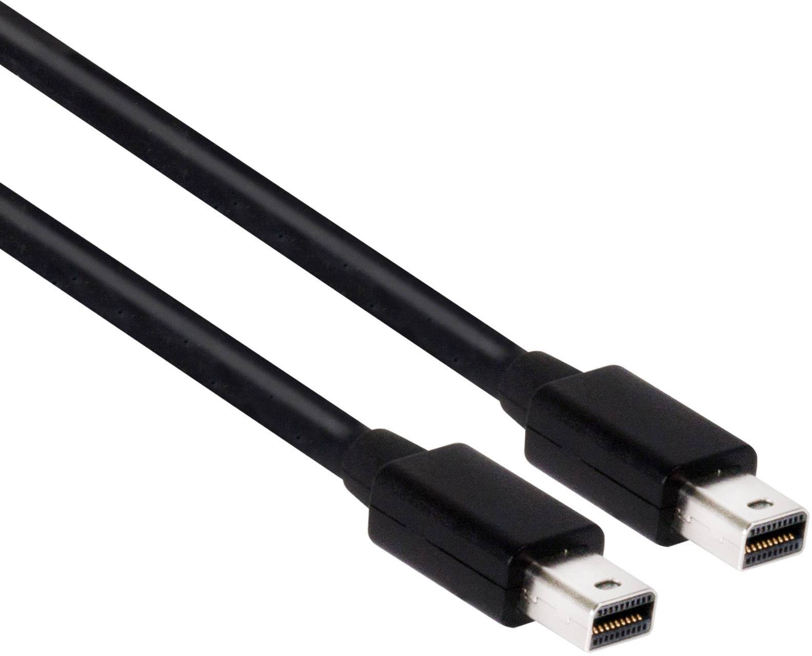 club3D Mini-displayport Aansluitkabel Mini DisplayPort-stekker, Mini DisplayPort-stekker 2.00 m Zwart CAC-1164 8K UHD Di