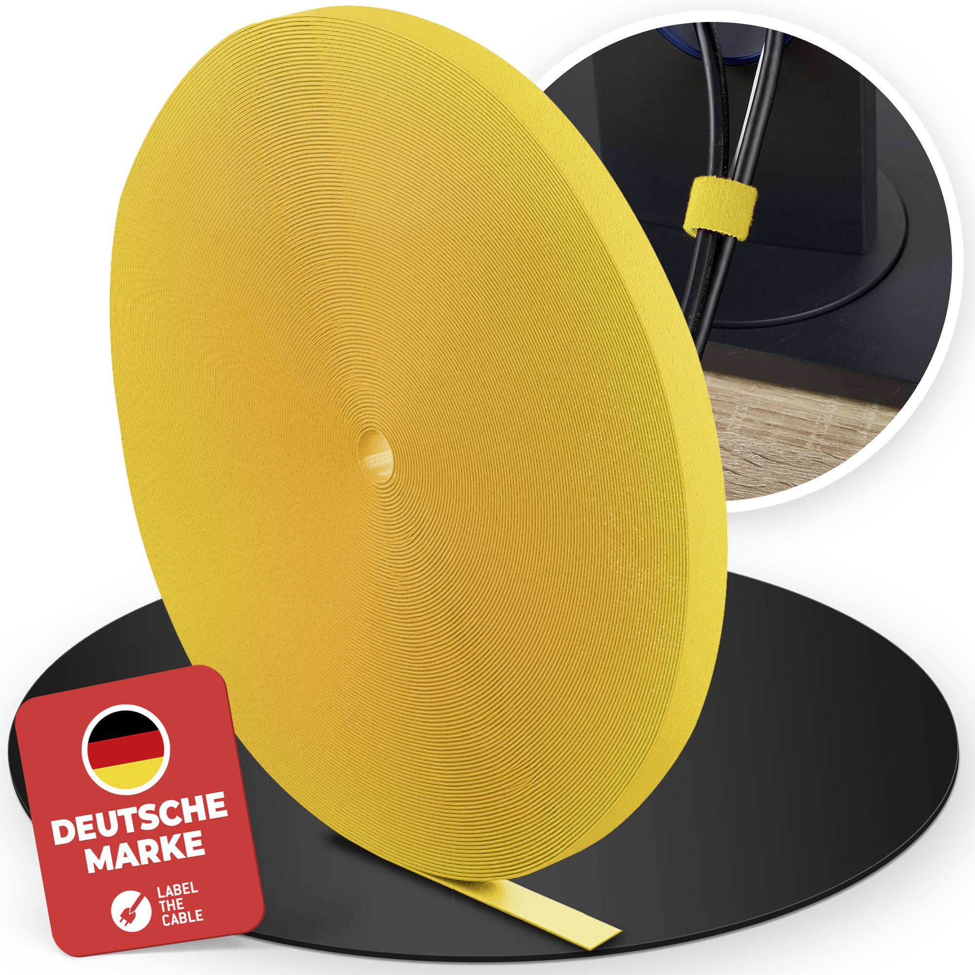 Klittenband Label the Cable PRO 1240 Geel