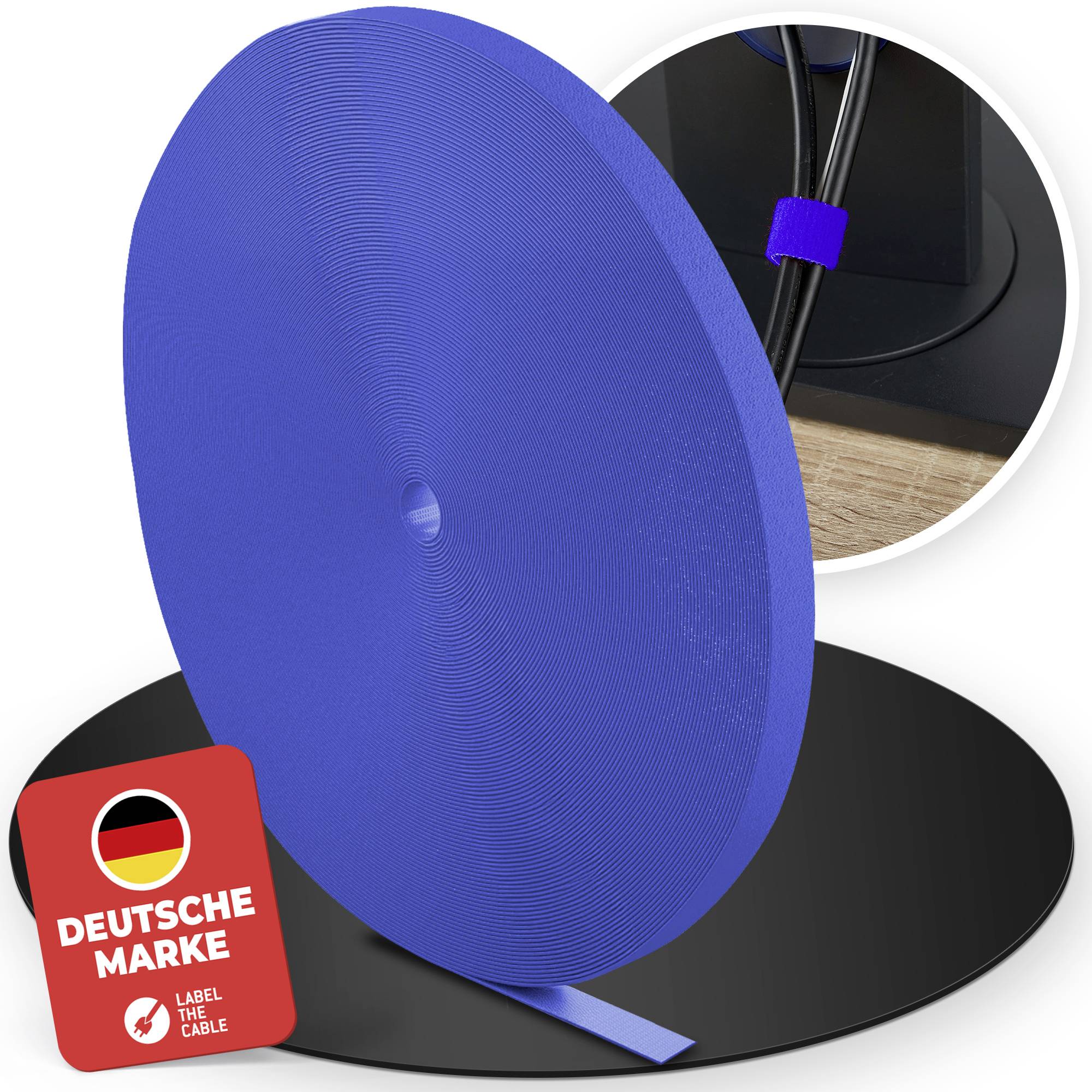 Klittenband Label the Cable PRO 1250 Blauw