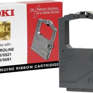OKI Kleurtape 01126301 Origineel ML5520 ML5521 ML5590 ML5591 Geschikt voor apparatuur (merk): OKI Zwart 1 stuk(s)