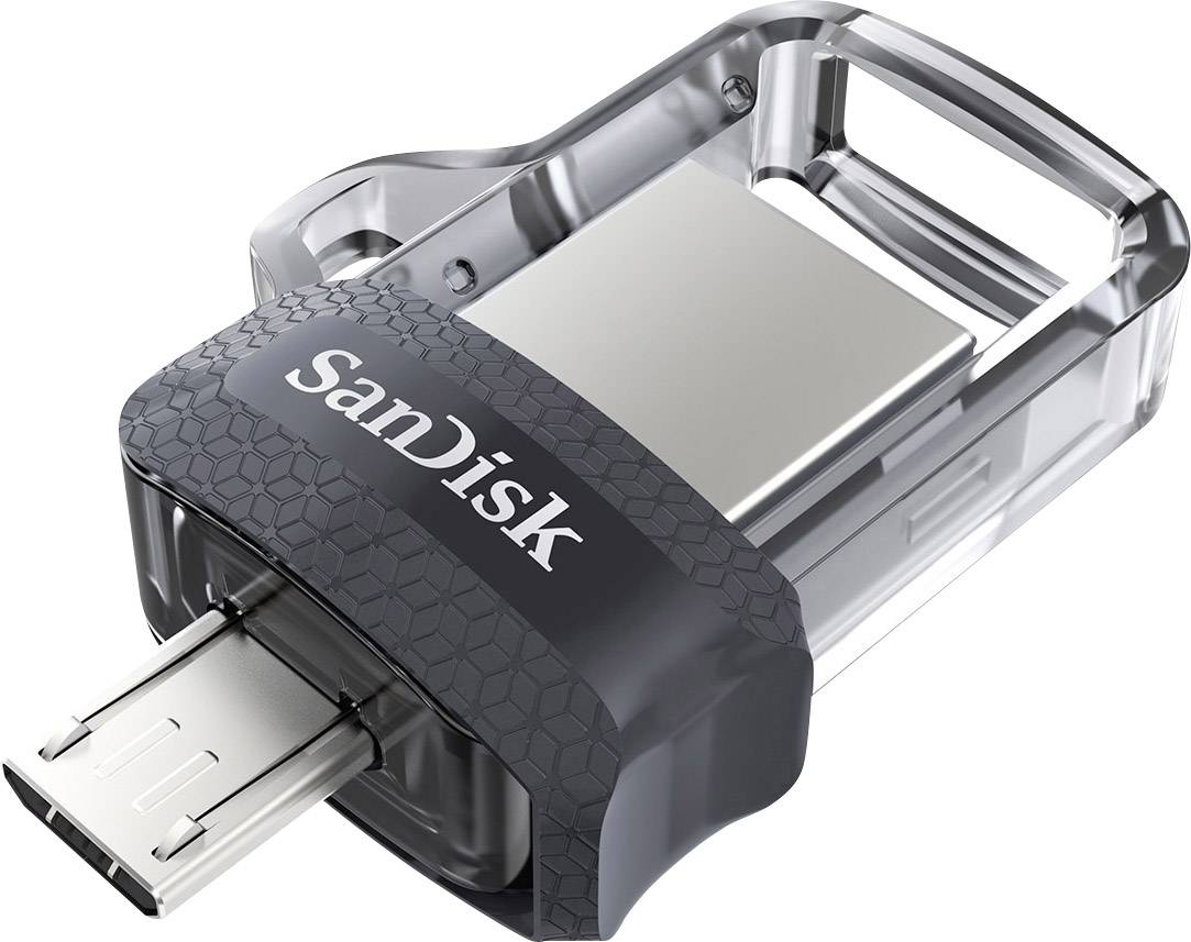SanDisk Ultra® Dual Drive m3.0 USB-stick smartphone/tablet 32 GB USB-A 3.2 Gen 1