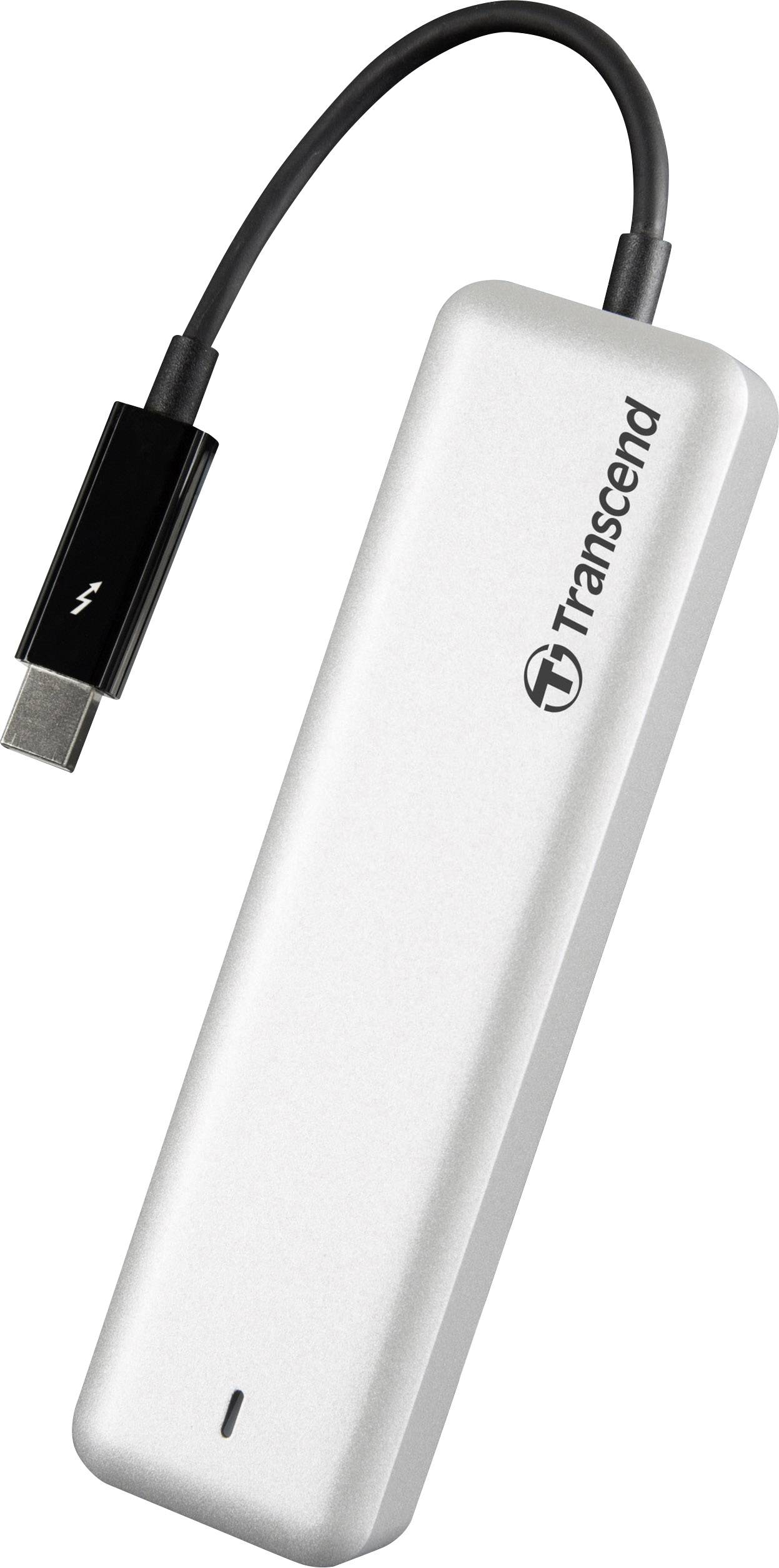 Transcend JetDrive 825 Mac 480 GB Externe SSD harde schijf Thunderbolt Aluminium TS480GJDM825