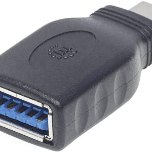 Manhattan USB 3.2 Gen 1 (USB 3.0) Adapter [1x USB 3.2 Gen 2 stekker C (USB 3.1) – 1x USB 3.2 Gen 2 bus A (USB 3.1)] Adap