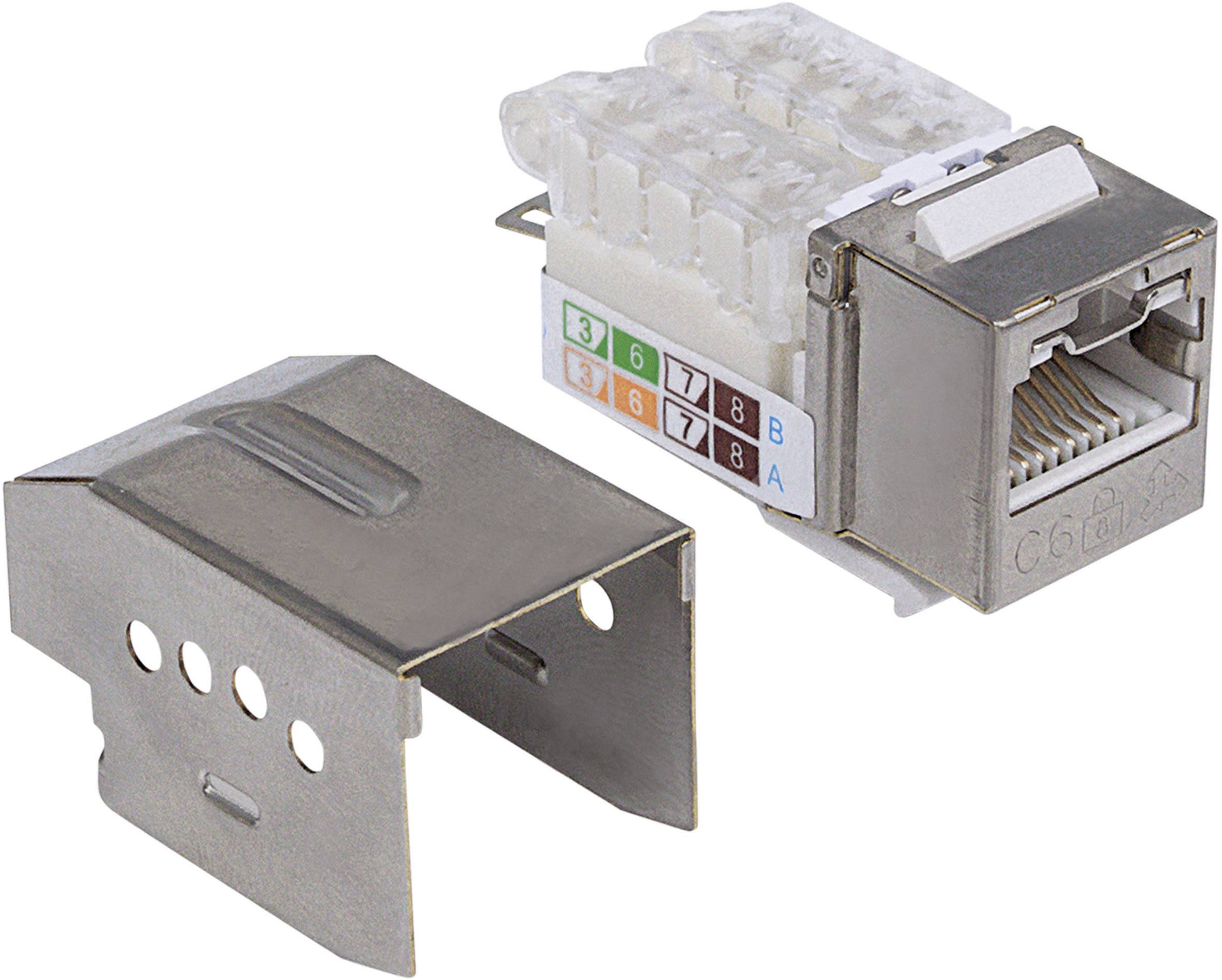 Intellinet 790765 RJ45-inbouwmodule Keystone CAT 3, CAT 4, CAT 5, CAT 5e, CAT 6 1 stuk(s)