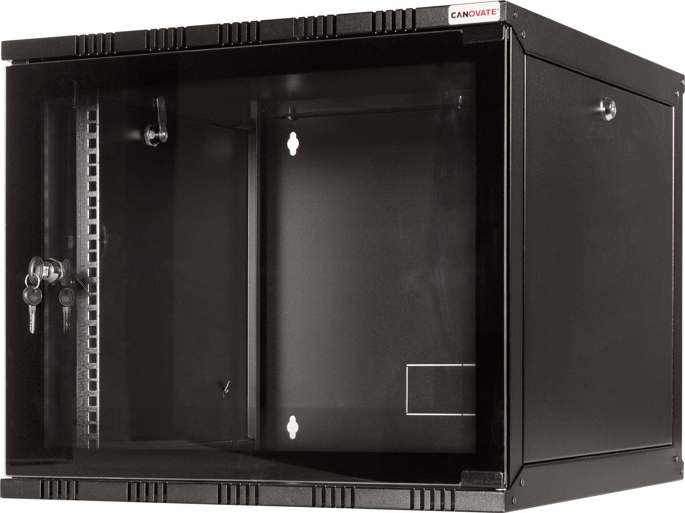 LogiLink 19" WALLMOUNT SOHO BOX 9U 540*400, BLACK, FLATPACK 19inch-wandkast (b x h x d) 540 x 456 x 400 mm 9 HE Zwart (R
