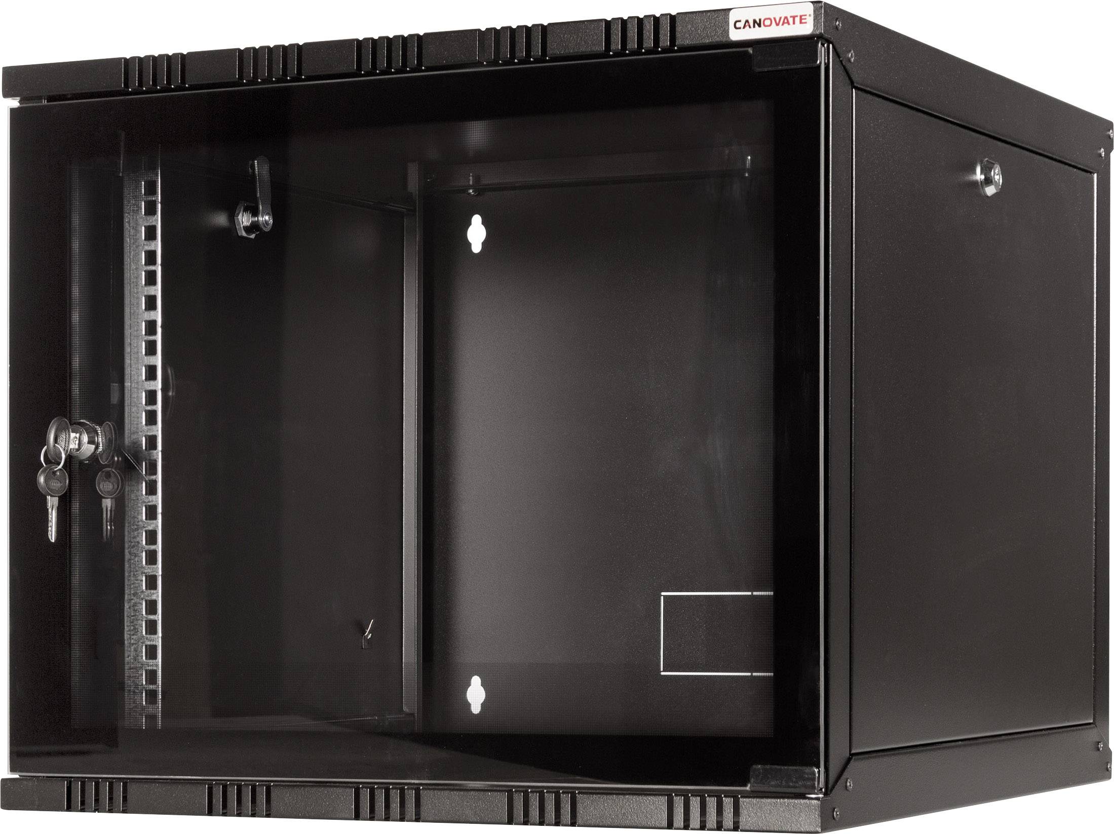LogiLink 19" WALLMOUNT SOHO BOX 6U 540*550, BLACK, FLATPACK 19inch-wandkast (b x h x d) 540 x 323 x 550 mm 6 HE Zwart (R