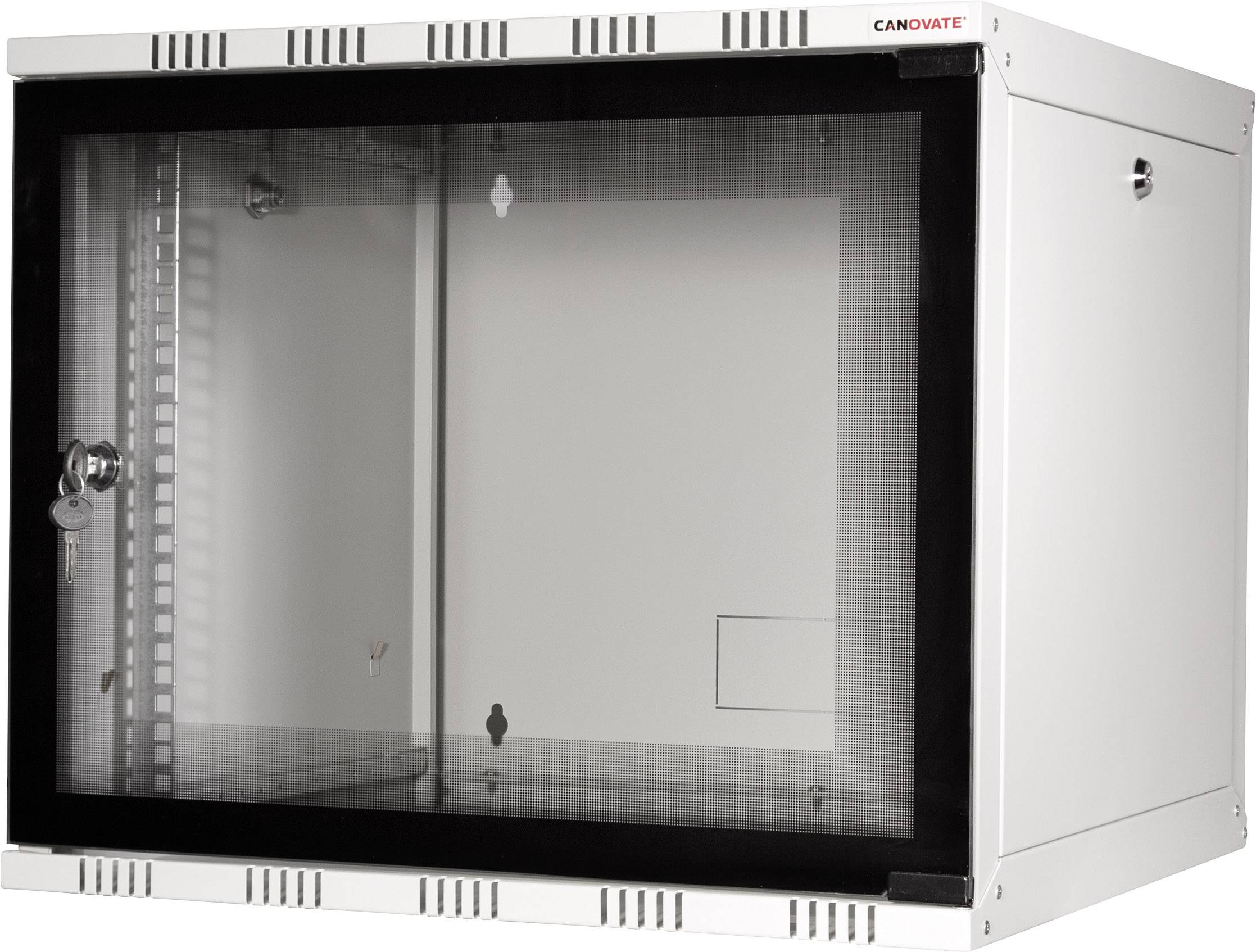 LogiLink 19" WALLMOUNT SOHO BOX 12U 540*550, GREY, FLATPACK 19inch-wandkast (b x h x d) 540 x 589 x 550 mm 12 HE Grijs-w