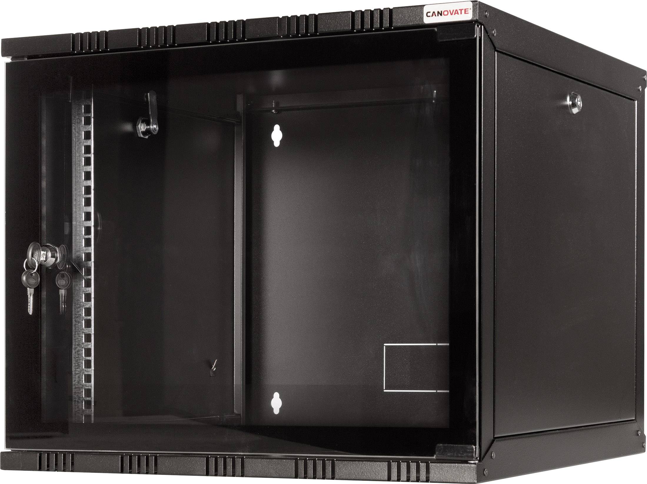 LogiLink 19" WALLMOUNT SOHO BOX 15U 540*400, BLACK, FLATPACK 19inch-wandkast (b x h x d) 540 x 723 x 400 mm 15 HE Zwart