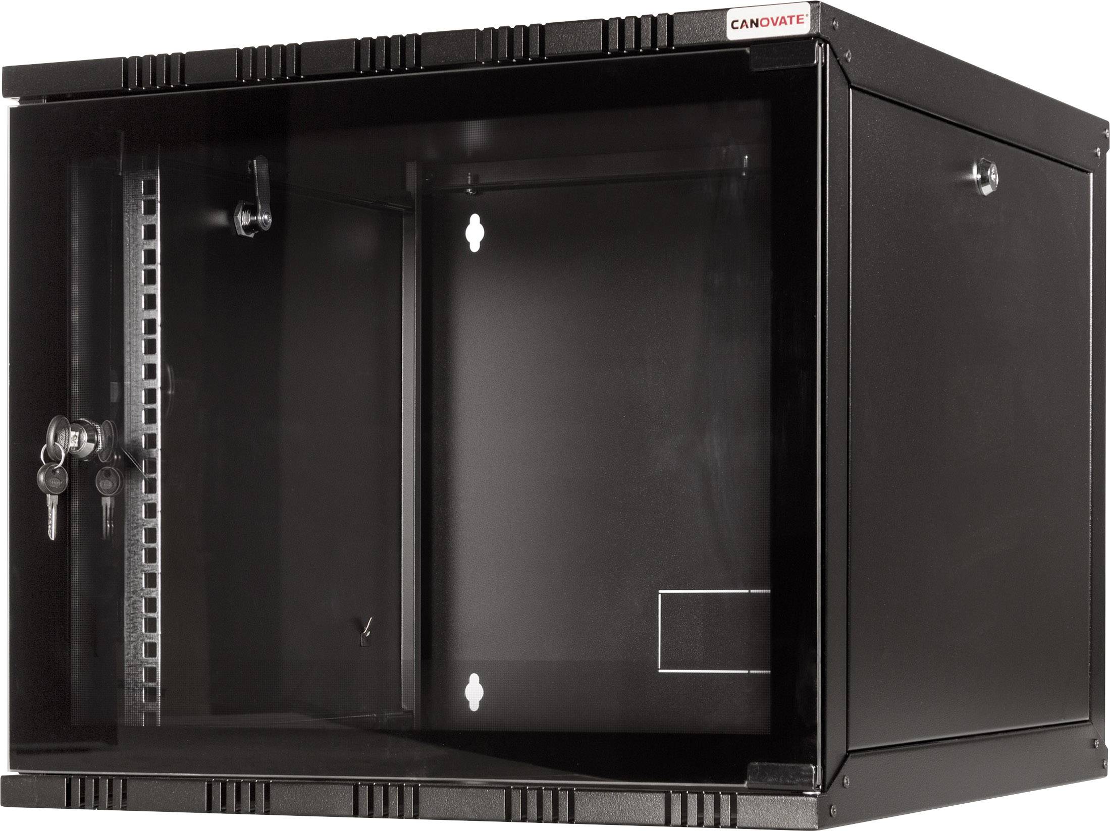 LogiLink 19" WALLMOUNT SOHO BOX 15U 540*550, BLACK, FLATPACK 19inch-wandkast (b x h x d) 540 x 723 x 550 mm 15 HE Zwart