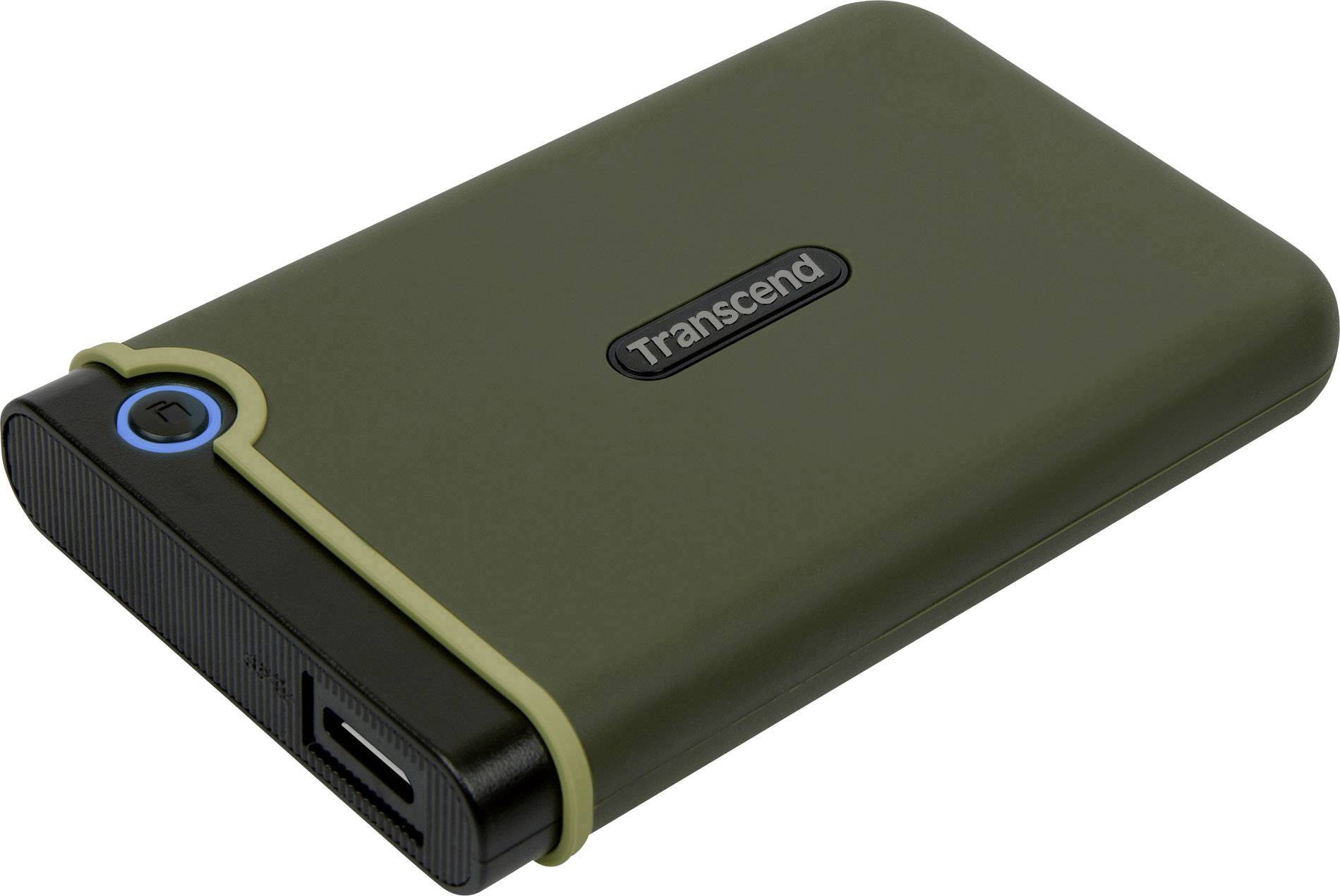 Transcend StoreJet® 25M3G 1 TB Externe harde schijf (2,5 inch) USB-A 3.2 Gen 2 Legergroen TS1TSJ25M3G