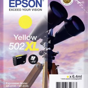 Epson Inktcartridge 502XL Origineel Geel C 13 T 02W44010 Epson Inktcartridge 502XL Origineel Geel C 13 T 02W44010