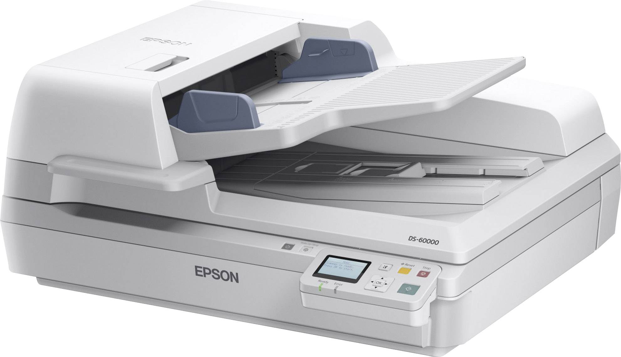 Epson WorkForce DS-60000N Documentscanner duplex A3 600 x 600 dpi 40 pag./min., 80 Beelden/min USB, Gigabit-LAN (1 Gbit/