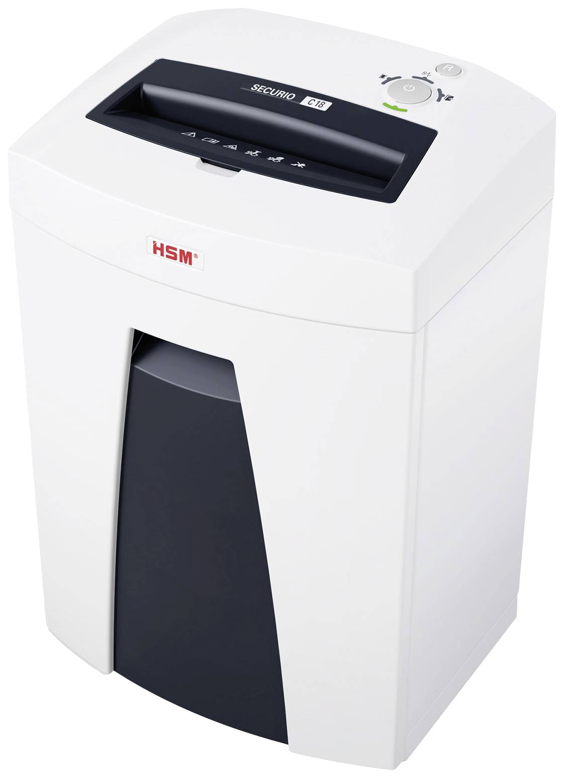 HSM SECURIO C18 Papierversnipperaar 7 vellen Cross cut 1.9 x 15 mm P-5 25 l Ook geschikt voor Nietjes, Paperclips, Credi