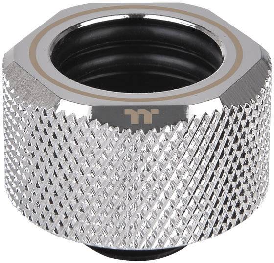 Thermaltake Pacific C-PRO G1/4 PETG Tube 16mm OD Compression - Chrome Waterkoelingfitting