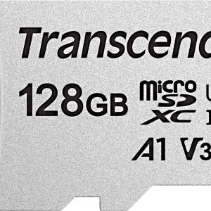 Transcend Premium 300S microSDXC-kaart 128 GB Class 10, UHS-I, UHS-Class 3, v30 Video Speed Class, A1 Application Perfor Transcend Premium 300S microSDXC-kaart 128 GB Class 10, UHS-I, UHS-Class 3, v30 Video Speed Class, A1 Application Perfor