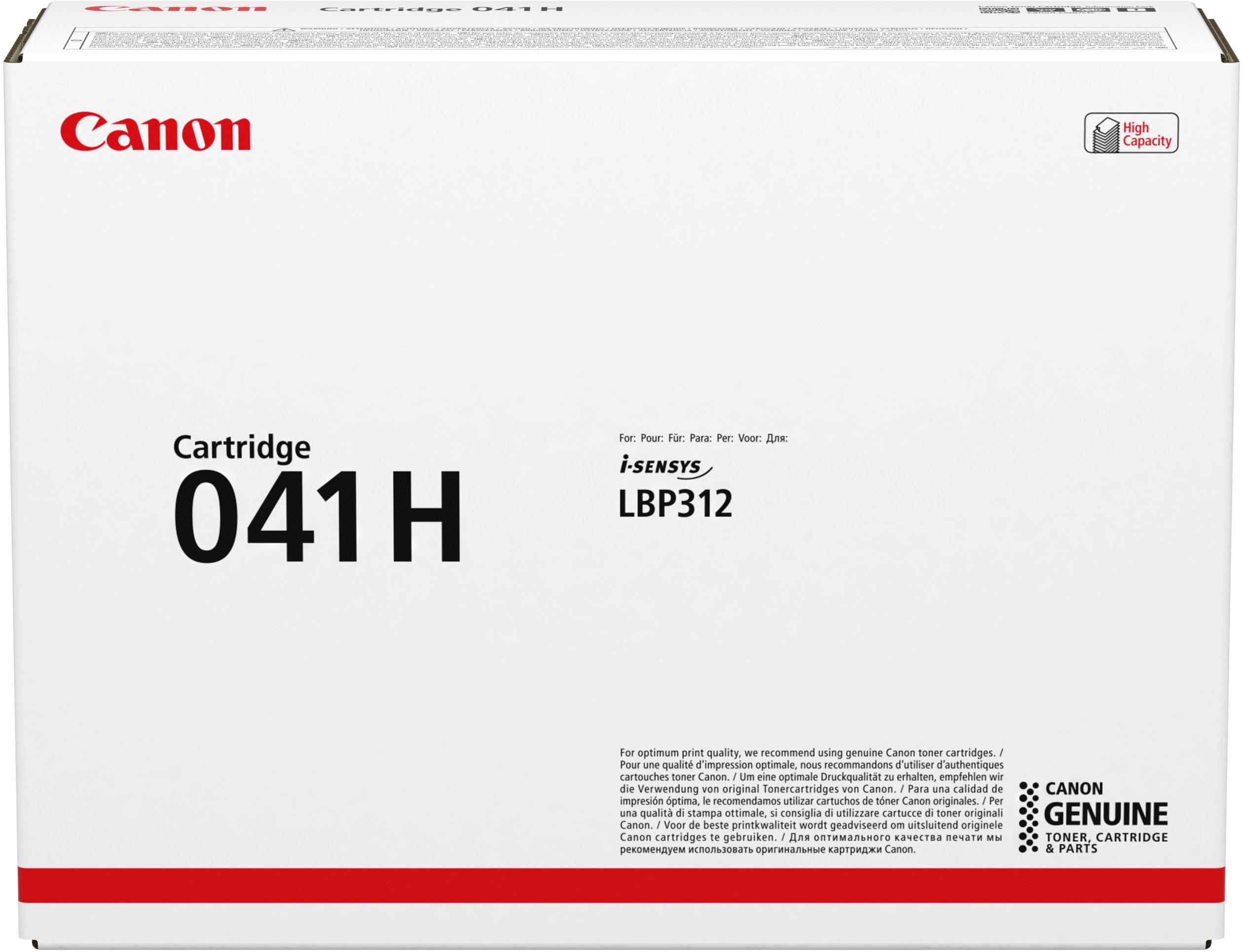 Canon Toner 041H Origineel Zwart 20000 bladzijden 0453 C 002