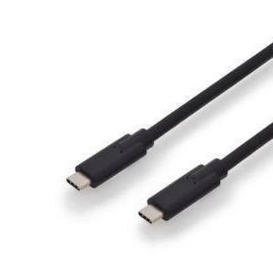 Digitus AK-300139-010-S USB-kabel USB 3.2 Gen1 USB-C stekker, USB-C stekker 1.00 m Zwart Afgeschermd (dubbel) Digitus AK-300139-010-S USB-kabel USB 3.2 Gen1 USB-C stekker, USB-C stekker 1.00 m Zwart Afgeschermd (dubbel)