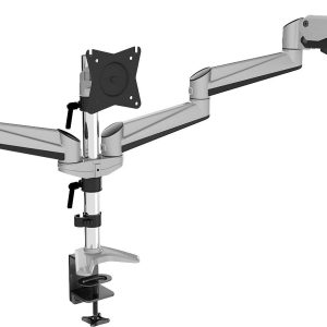 Digitus DA-90363 Monitor-tafelbeugel Aantal monteerbare displays: 3 Display(s) 38,1 cm (15″) – 68,6 cm (27″) Zwart, Zilv Digitus DA-90363 Monitor-tafelbeugel Aantal monteerbare displays: 3 Display(s) 38,1 cm (15″) – 68,6 cm (27″) Zwart, Zilv